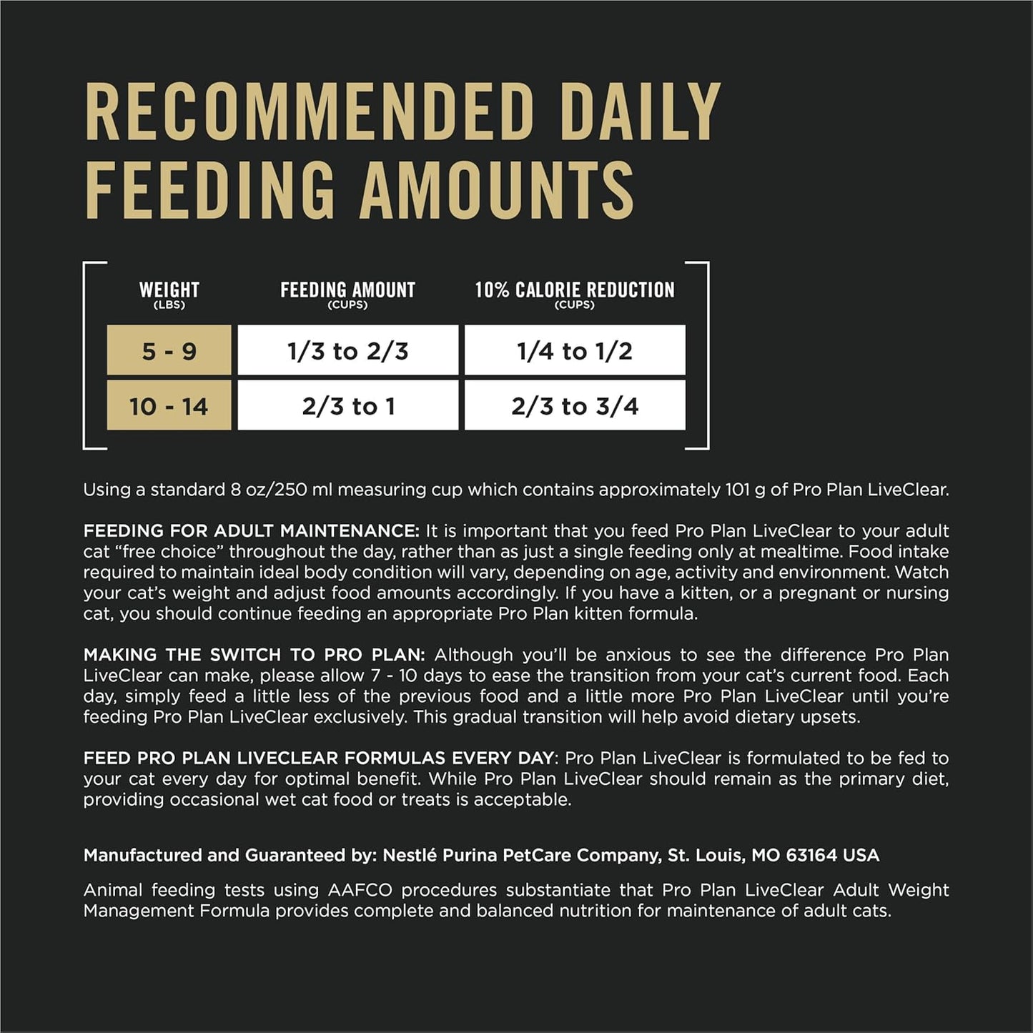 Liveclear with Probiotics Allergen Reducing Adult Dry Cat Food