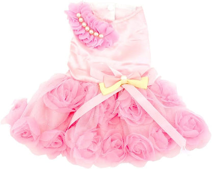 Dog Dress,Dog Wedding Dress,Dog Birthday Dress,Dog Tutu Dress