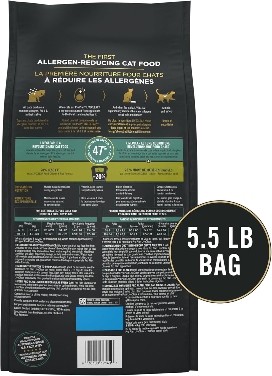 Liveclear with Probiotics Allergen Reducing Adult Dry Cat Food
